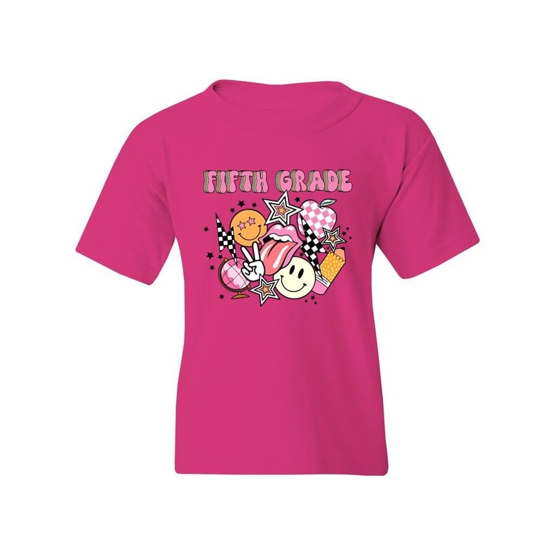 Custom Back to School Kids Retro Tshirt Hippie Rocker 1st Day of School Groovy Shirt Pre-K Elementary Kindergarten 1st 2nd 3rd 4th 5th 6th - 8.jpg