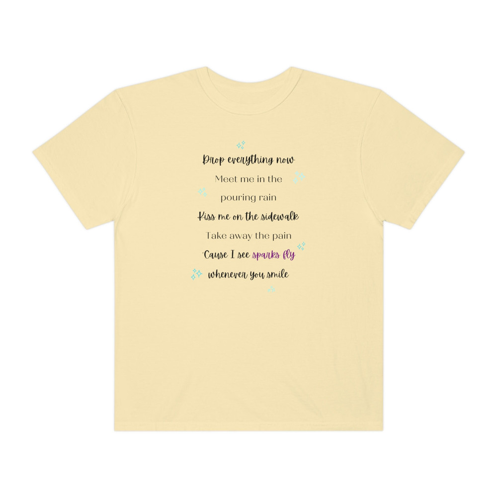 Comfort Colors Sparks Fly Taylor Swift T-shirt Speak Now Era Album Taylor's Version Tees Eras Tour Merch Taylor Swiftees Drop Everything Now - 6.jpg
