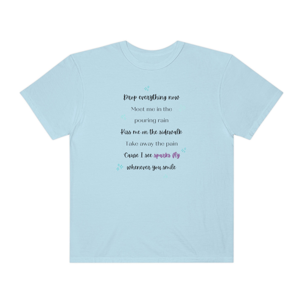 Comfort Colors Sparks Fly Taylor Swift T-shirt Speak Now Era Album Taylor's Version Tees Eras Tour Merch Taylor Swiftees Drop Everything Now - 7.jpg