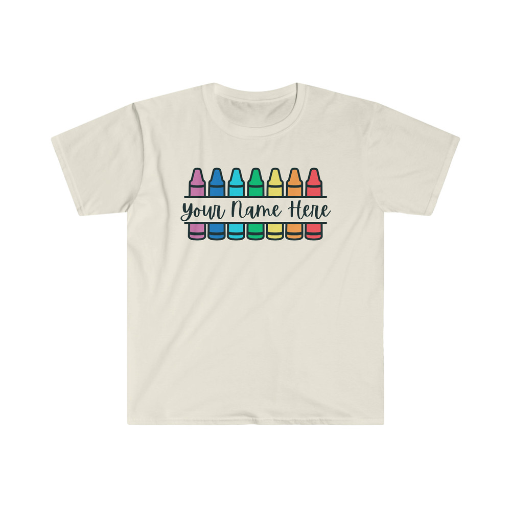 CUSTOM Teacher's Name Back to School Shirt First Day of School for Teachers Customized Shirt Kindergarten Teacher Cute Preschool Tshirt - 4.jpg