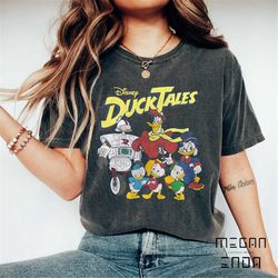 vintage disney duck tales friends comfort colors shirt, retro donald duck shirt, disneyland shirt, disneyworld shirts, d
