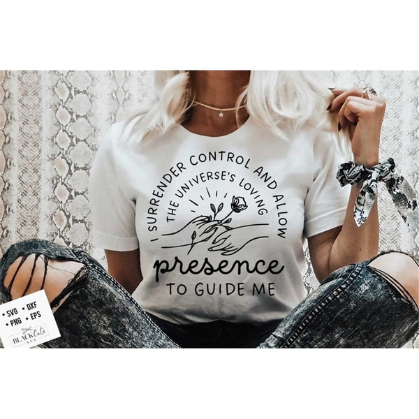 I surrender control svg, Positive affirmations svg, Botanica - Inspire ...