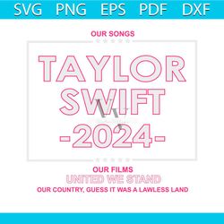 taylor for president svg united we stand svg digital file
