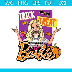 barbie trick or treat png barbie halloween png download