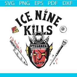 rare ice nine kills svg heavy metal band svg digital files