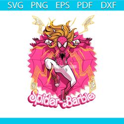 spider barbie across the barbie verse svg digital file
