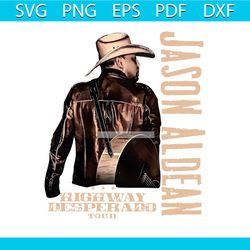 retro jason aldean highway desperado tour png download