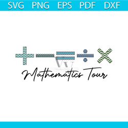 the mathematics tour ed sheeran concert svg digital file