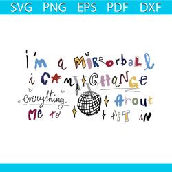 mirrorball taylor swift svg folklore album svg digital files