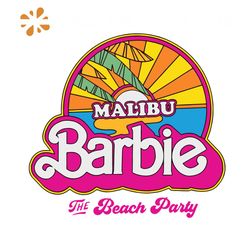 Barbie Malibu Beach Party SVG Barbie Movie SVG Cricut File
