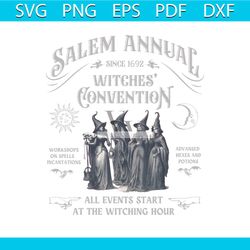 salem witch convention halloween png sublimation download