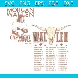 morgan wallen one night at a time world tour svg cricut file