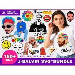 j-balvin bundle 15plus | vibrant svg designs inspired by music | svg, eps, png, dfx, pdf formats | lordshop