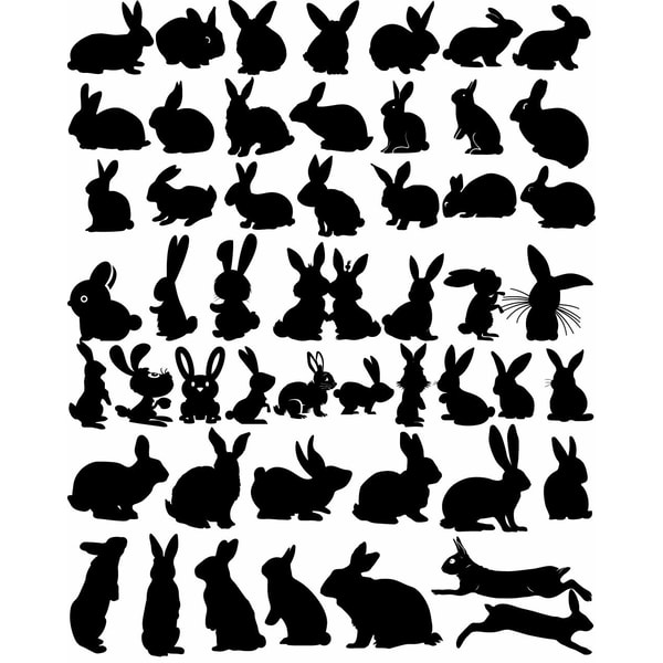 Rabbit SVG Bundle, Rabbit Svg, Rabbit Cricut, Rabbit Clipart - Inspire ...