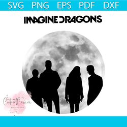 vintage night vision imagine dragons png silhouette file