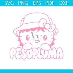 hello kitty peso pluma classic 90s svg graphic design file