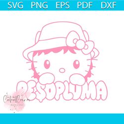hello kitty peso pluma classic 90s svg graphic design file