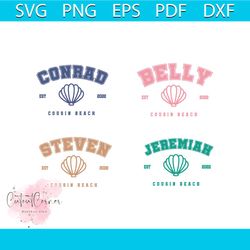 cousin beach 4 team the summer i turned pretty svg bundle