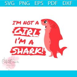 im not a girl im a shark nimona svg digital cricut file