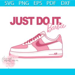 just do it barbie svg sport girl svg graphic design file