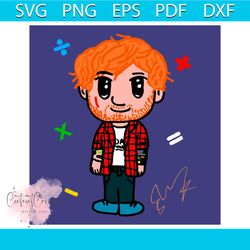 funny sheeran cartoon the mathematics tour svg cricut file