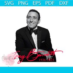 tony bennett legend singer 1926 2023 png sublimation
