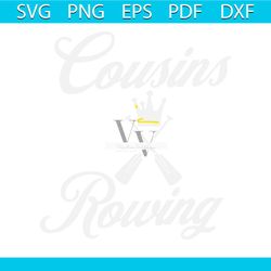 beach vibes family svg cousins rowing team conrad svg file