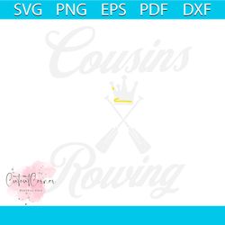 beach vibes family svg cousins rowing team conrad svg file