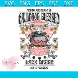 nesta archeron acotar cauldron blessed svg cutting digital file