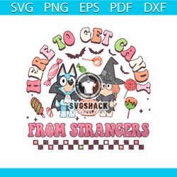 bluey here to get candy from strangers png download