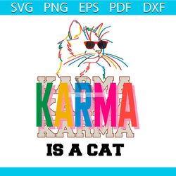 vintage karma is a cat svg taylor swiftie cat svg digital file