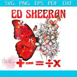 ed sheeran tour png butterfly mathematics tour png download