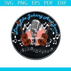 vintage love like johnny and june png sublimation download
