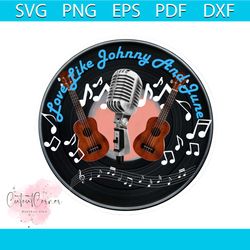 vintage love like johnny and june png sublimation download