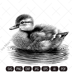 Baby Duck svg, Duckling svg, Duckling Instant Download, Duckling Cut Files, Duck Print File, Duck Sublimation File, Duck