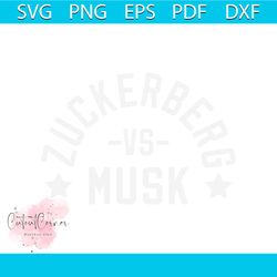 zuckerberg vs musk svg social media fight svg cricut files