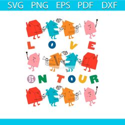 vintage love on tour 2023 harry house svg digital cricut file
