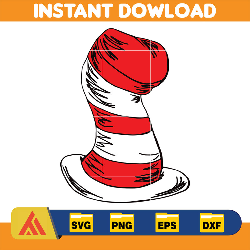 Dr Seuss Svg, Cat In The Hat SVG, Dr Seuss Hat SVG, Green Eggs And Ham Svg, Dr Seuss for Teachers Svg (305).jpg