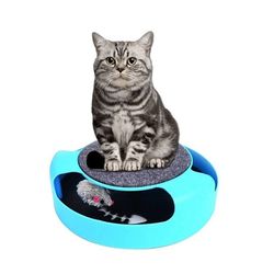 All cats Interactive Cat Tunnel Toy Moving Mouse Rotating Smart Toys for Cat(US Customers)