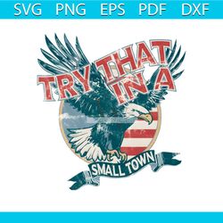 try that in a small town american eagle png download