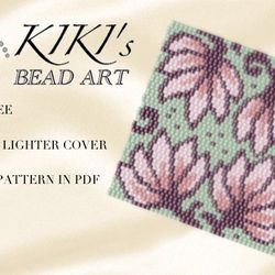 lighter cover pattern peyote pattern bead pattern for bic maxi lighter cover tulip tree beading pattern in pdf