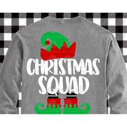 Elf Squad Svg, Christmas Svg, Family Christmas, Shirt, Chirstmas Squad Svg, Svg, Dxf, Christmas Pajamas, Shortsandlemons