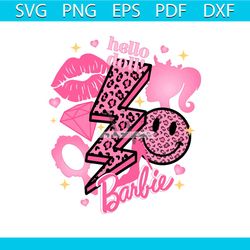 hello doll i am a barbie girl svg barbie world svg cutting file