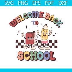 cute welcome back to school svg silhouette cricut files