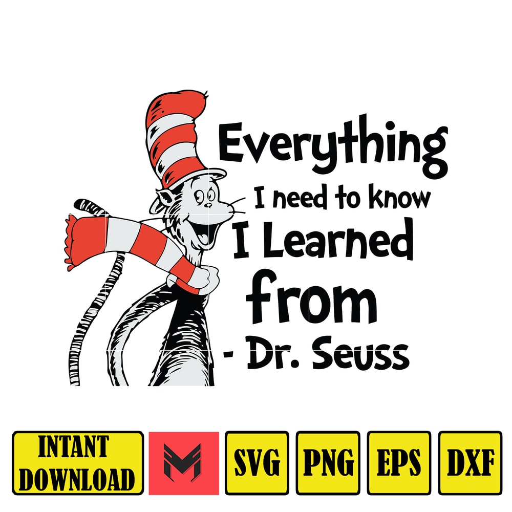 Dr Seuss Svg, Cat In The Hat SVG, Dr Seuss Hat SVG, Green Eggs And Ham Svg, Dr Seuss for Teachers Svg (187).jpg