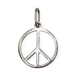 pendant sign of pacifists peace-pacific 31520mm, completely sterling silver 925