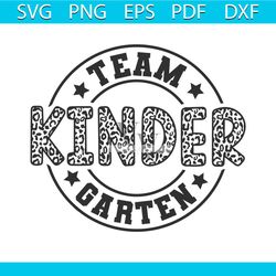 team kindergarten teacher leopard svg graphic design file
