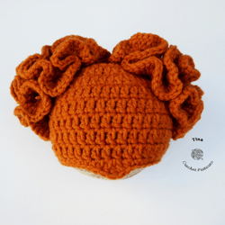 CROCHET PATTERN - Winifred Sanderson Hat | Witch Photo Prop | Crochet Halloween Wig | Sizes from Baby to Adu