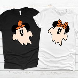 disney halloween shirt, halloween mickey minnie shirt, hallo