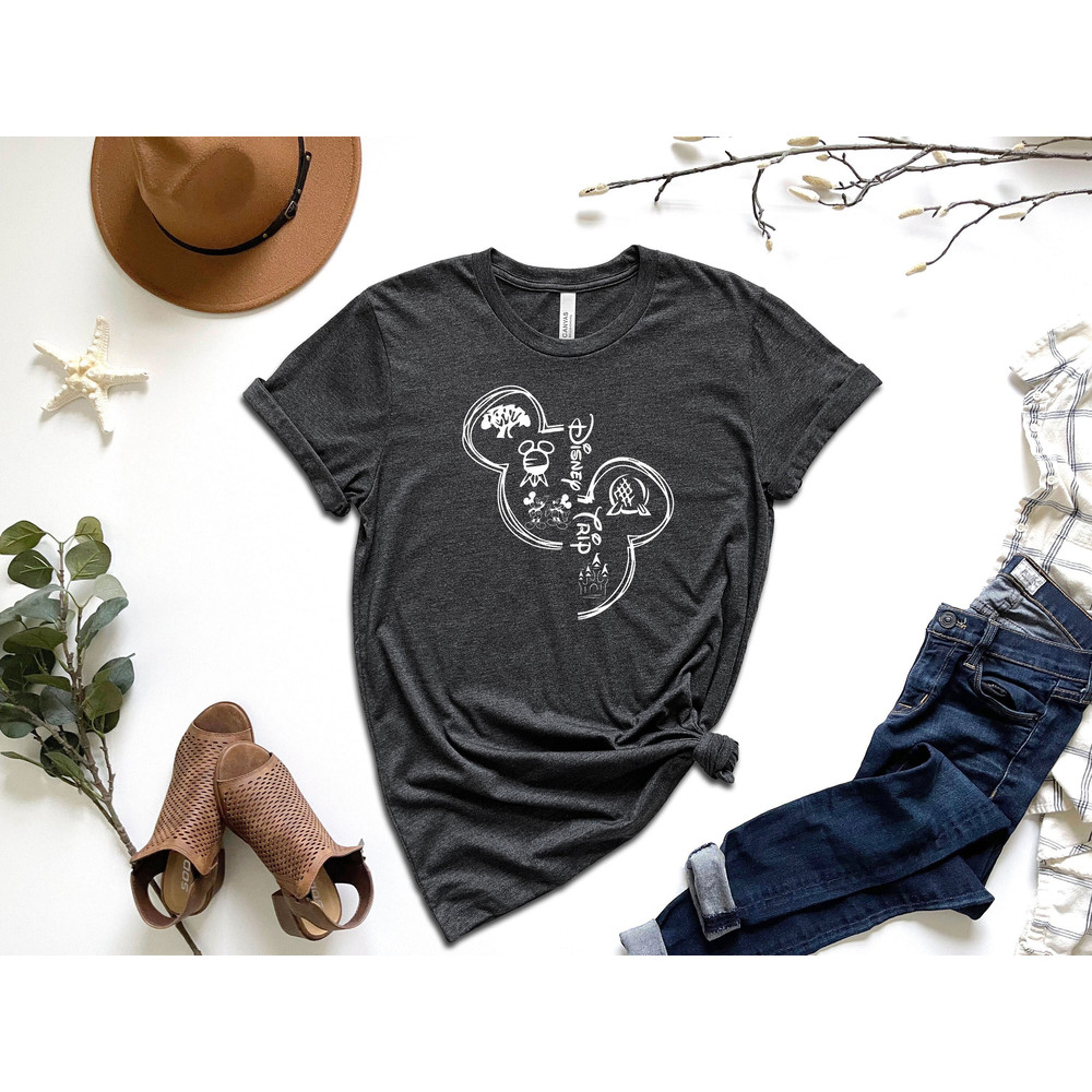 Disney Trip Shirt Mickey Mouse Ears Head Disneyland Disney World Family Trip Vacation Shirt Tee Gift For Disneyland World Mickey Mouse Lover - 5.jpg